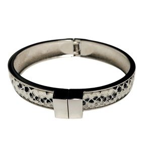 Snake Print Cuff Bracelet
